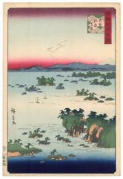 諸国名所百景　奥州松島真景　