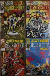 SILVER SURFER/WARLOCK RESURRECTION #1~4 COMPLETE SET アメコミ リーフ