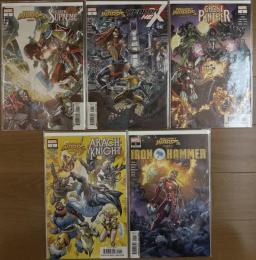 SECRET WARPS PART #1~5 COMPLETE SET アメコミ リーフ