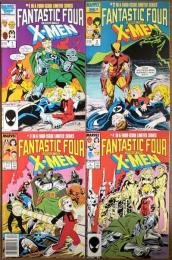 FANTASTIC FOUR VERSUS THE X-MEN #1~4 COMPLETE SET アメコミ リーフ