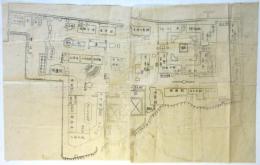 博覧會會場平面圖　人間大砲/子供之国/飛行塔/親鸞館など