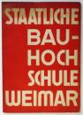 STAATLICHE BAUHOCHSCHULE WEIMAR 1929　ヴァイマール国立高等建築学校