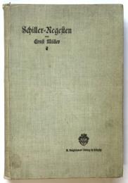 Schiller=Regesten シラー要録