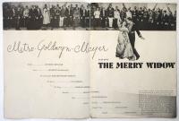 映画「メリィ・ウィドウ The Merry Widow」プログラム