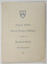 〈英文〉青山学院同窓会 高木(壬太郎)院長就任祝賀会献立 1913