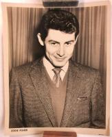 エディ・フィッシャー Eddie Fisher 大判ブロマイド　署名入書簡共