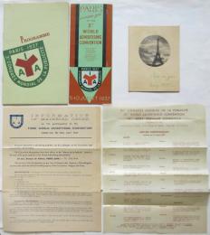 第3回世界広告大会プログラム・小冊子　5点