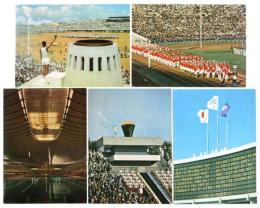 東京オリンピック　絵葉書　5枚