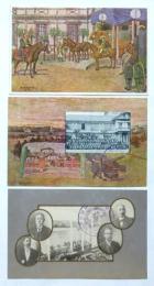 明治三十七八年衆議院戦時議會紀念絵葉書　3枚