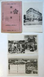 大阪毎日新聞社 絵葉書　３枚１組