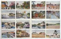 四分割 東京名所絵葉書　8枚