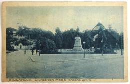絵葉書〈Stockholm Djurgården med Skansens entre〉