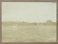 古写真「野球試合風景」