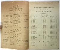 第10回全日本選手権陸上競技大会 プログラム