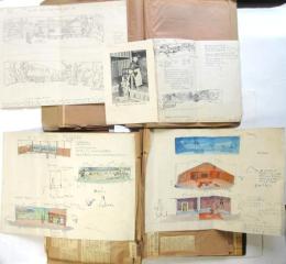 戦前 舞台美術資料貼交帖　2冊