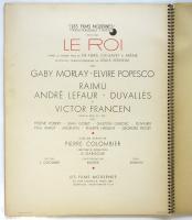 フランス映画「LE ROI」プログラム