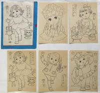 まつおのぬりえ　2種