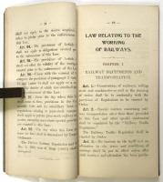 英文・鉄道規則　RAILWAY RULES AND REGULATIONS 1912