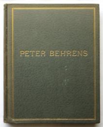 Peter Behrens　ペーター・ベーレンス　石版肖像画入