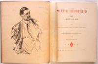 Peter Behrens　ペーター・ベーレンス　石版肖像画入
