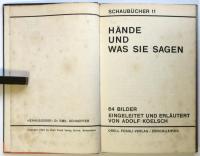 HÄNDE UND WAS SIE SAGEN（独文写真集・手とその手が語るもの）