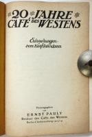 20Jahre Café des Westens　カフェ・デス・ヴェステンス創業20周年記念誌