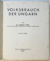 Volksbrauh der Ungarn （独）ハンガリーの民族習慣