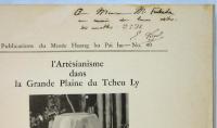 l'Artésianisme dans la Grande Plaine du Tcheu Ly　直隷省大平原に於ける自噴井　