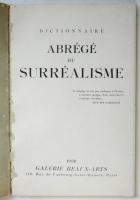 Dictionnair abrégé du Surréalisme　シュルレアリスム簡約辞典