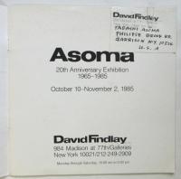 ASOMA　遊馬正 1965-1985 N.Y.展覧会図録　毛筆書簡共