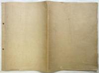 東京朝日新聞社平面図　縮尺：二百分一