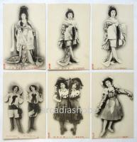 帝國劇場女優劇絵葉書　6枚