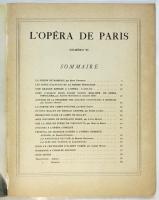 L'OPÉRA DE PARIS No.5　Les Indes Galantes特集