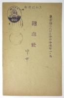 赤岩栄　葉書　昭森社宛
