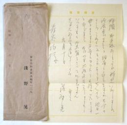 淺野晃　書簡　森谷均宛