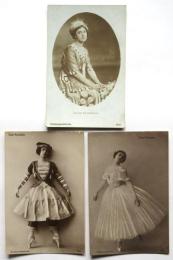 Tamar Karsawina タマラ・カルサヴィナ繪葉書　3枚