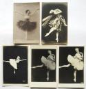 Anna Pavlova アンナ・パヴロワ繪葉書　5枚