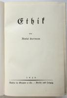 Ethik　（独）ニコライ・ハルトマン「倫理学」