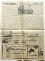 Asahi Evning News ベルリン・フィル来日特集号