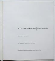 Marlene Dietrich　image and legend