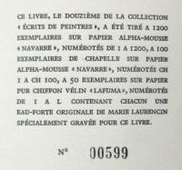 LE CARNET DES NUITS　ローランサン「夜の手帖」