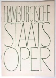 DAS PROGRAMM DER HAMBURGISCHEN STAATSOPER　18.HEFT 1957/58