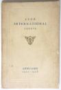 CLUB INTERNATIONAL GENÈVE　Annuaire1922-1923