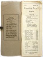 Monthly Stock Record　1931年12月1日