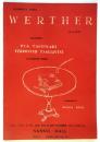 ピア・タシナーリ/フェルチオ・タリアビーニ来日記念公演「ウエルテル」プログラム