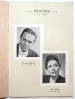 ピア・タシナーリ/フェルチオ・タリアビーニ来日記念公演「ウエルテル」プログラム