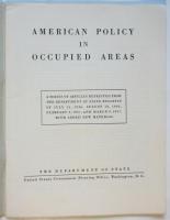 American Policy in Occuied Areas