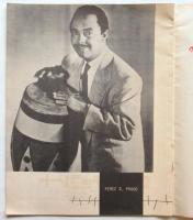 ペレス・プラードとその楽団　来日公演パンフレット