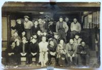 戦前東宝映画撮影所 時代劇 大判集合写真