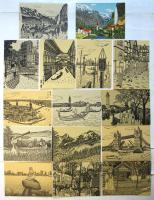 山下清 欧州絵葉書　15枚